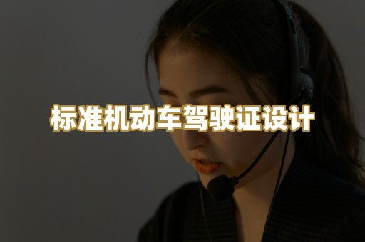 标准机动车驾驶证设计